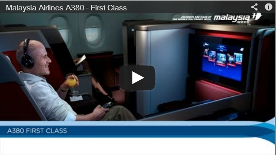 Malaysia Airlines: Airbus A380 First Class