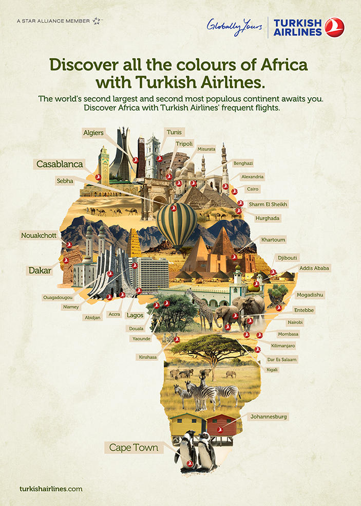 Discover all the colors of Africa with Turkish Airlines