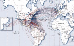 American Airlines_route map_2013