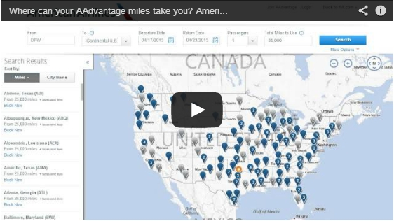 AAdvantage Award Map