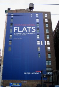 British Airways New York Outdoor Ad