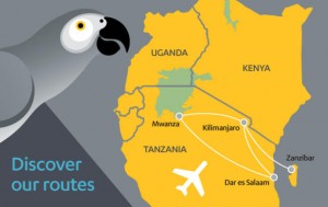 Fastjet_route map_mar 2013