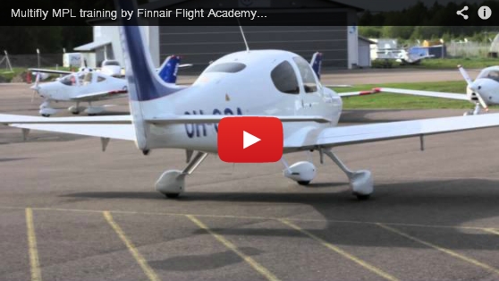 Multifly MPL training by Finnair Flight Academy and Patria