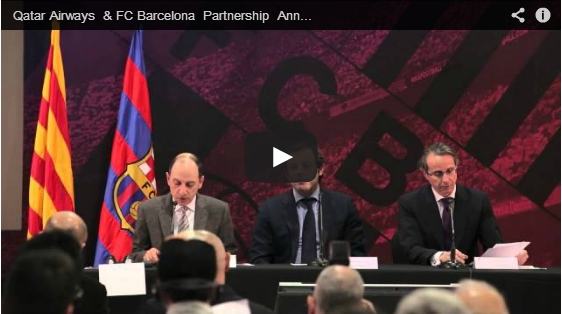 Qatar Airways & FC Barcelona Partnership Announcement