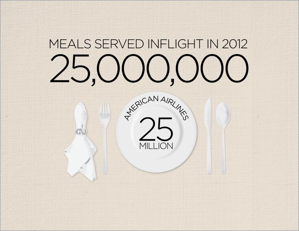 American Airlines Meals Served Inflight