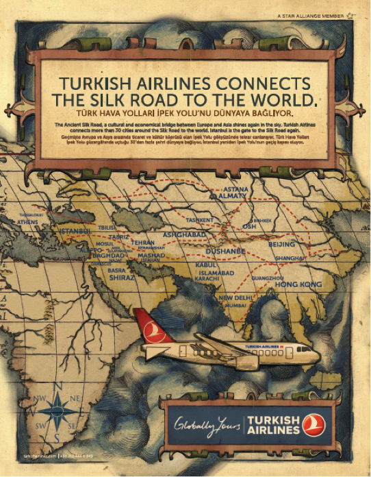 Turkish Airlines connects the Silk Road to the World