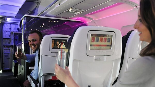 Virgin America lets passengers buy fellow travellers cocktail, snack or meal via the IFE system