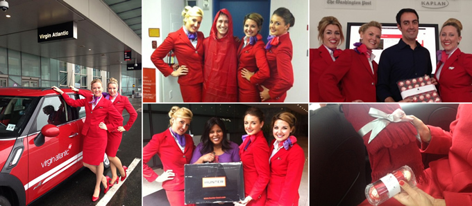 Virgin Atlantic takes to the streets of Boston to surprise its Twitter followers