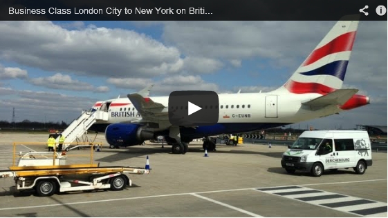 British Airways Business Class London City to New York JFK