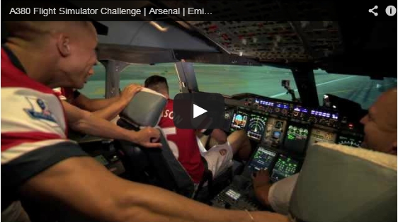 A380 Flight Simulator Challenge | Arsenal | Emirates