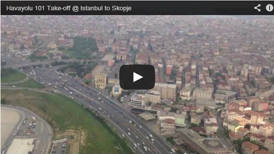 Havayolu 101 Take-off @ Istanbul to Skopje