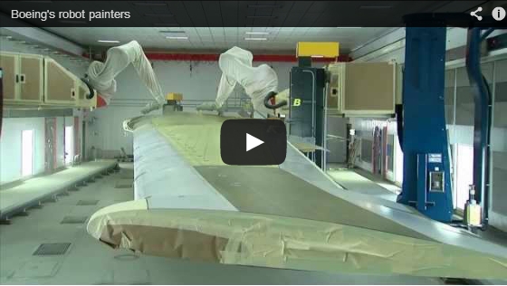 Boeing’s Robot Painters