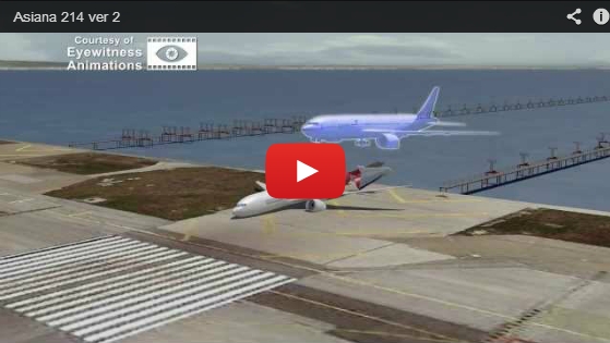 Asiana Boeing 777 Crash Official Scenario Animation