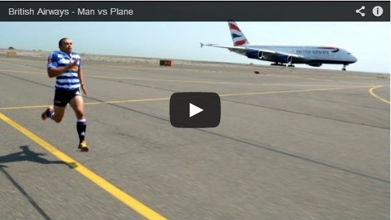 British Airways – Airbus A380 vs Bryan Habana
