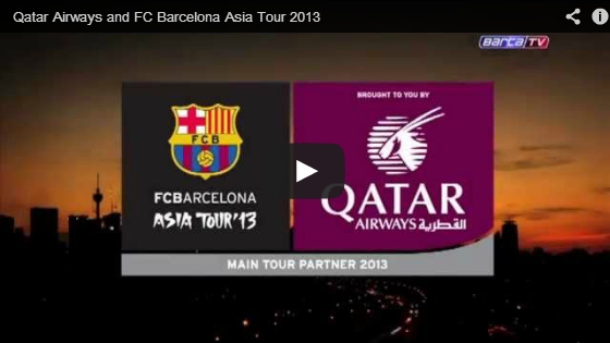 Qatar Airways and FC Barcelona Asia Tour 2013