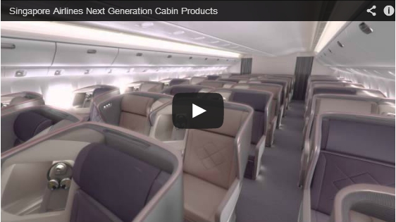 Singapore Airlines Next Generation Cabin Products