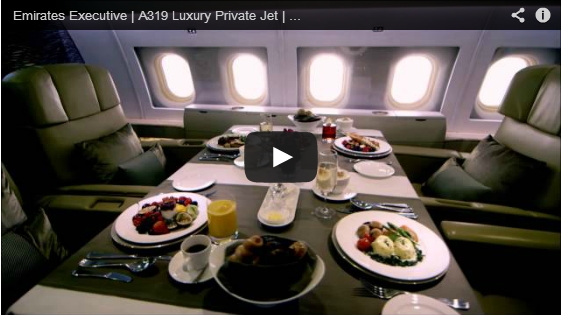 Emirates Executive | A319 Luxury Private Jet