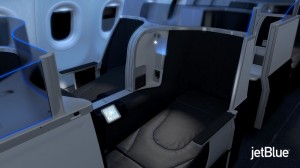 JETBLUE AIRWAYS LIE-FLAT SEAT