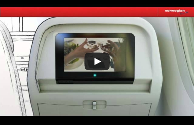 Norwegian 787 Dreamliner Inflight Welcome Video