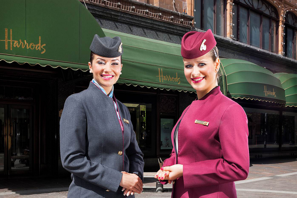 Buy your airline ticket in style: Qatar Airways open ticket office in Harrods