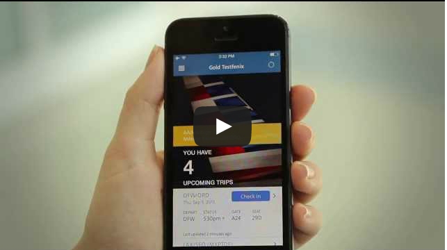 American Airlines travel app redesigned for iOS7