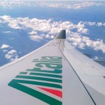 Alitalia A330-200 wing