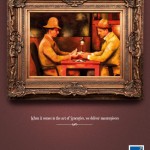 Athens International Airport_The card players by Paul Cezanne