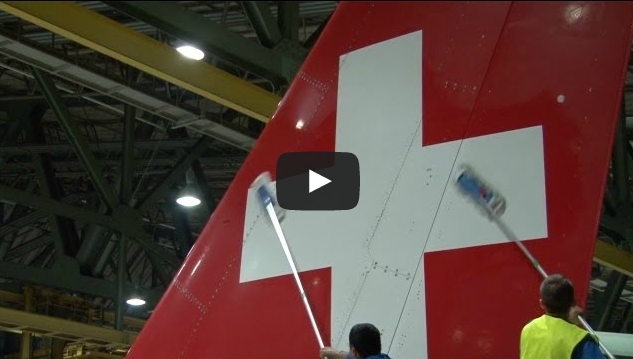 SWISS – New cleaning procedure for aircraft