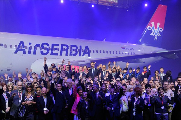 Air Serbia İlk Uçuşunu Yaptı