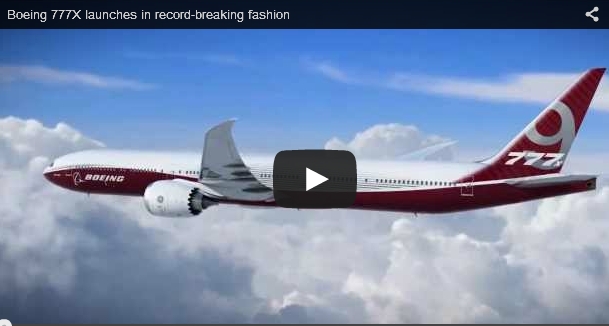 Boeing 777X launches in record-breaking fashion