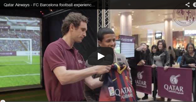 Qatar Airways – FC Barcelona Football Experience in London