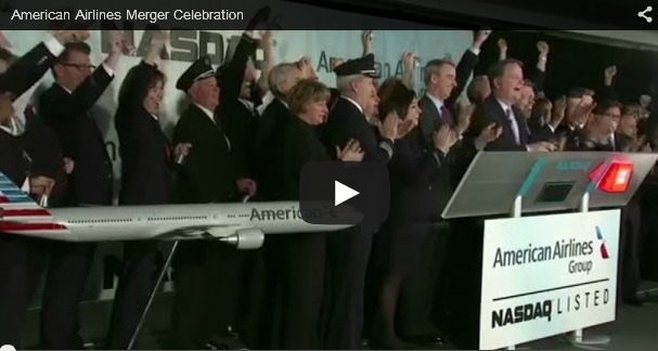 American Airlines Merger Celebration