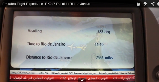 Emirates Flight Experience: EK247 Dubai to Rio de Janeiro