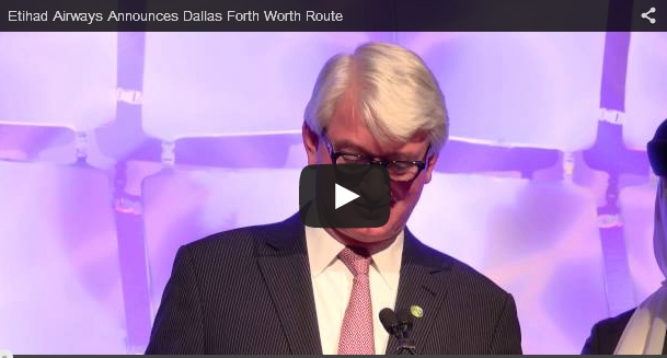Etihad Airways Announces Dallas Forth Worth Route