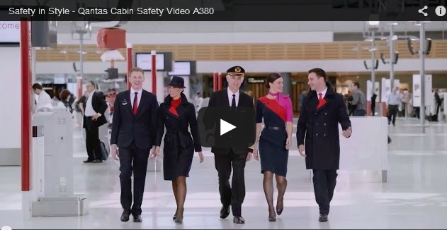 Safety in Style – Qantas Cabin Safety Video A380