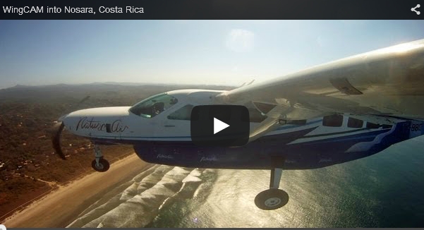 WingCAM into Nosara, Costa Rica with Nature Air
