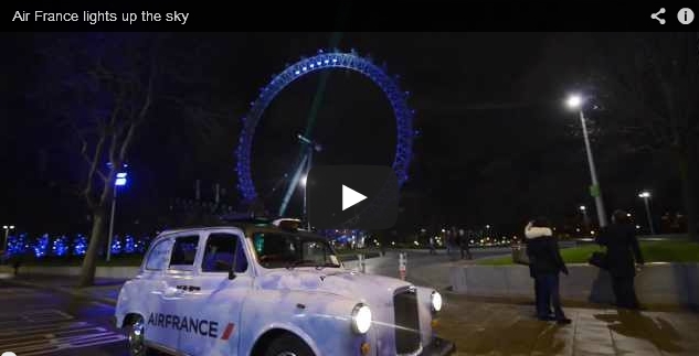 Air France lights up the sky