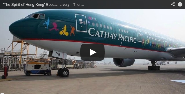 Cathay Pacific – ‘The Spirit of Hong Kong’ Special Livery