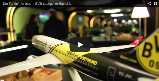 Die Turkish Airlines - BVB Lounge im Signal Iduna Park