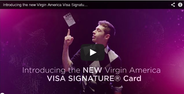 Introducing the new Virgin America Visa Signature Card