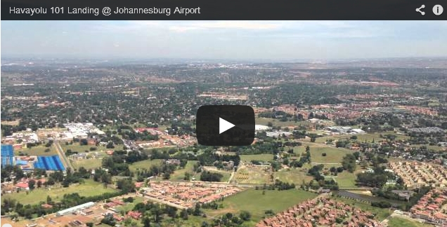 Havayolu 101 Landing @ Johannesburg Airport