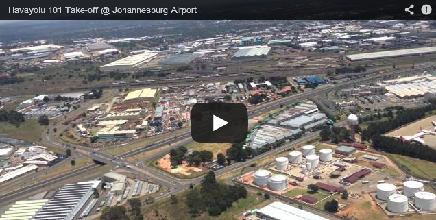 Havayolu 101 Take-off @ Johannesburg Airport
