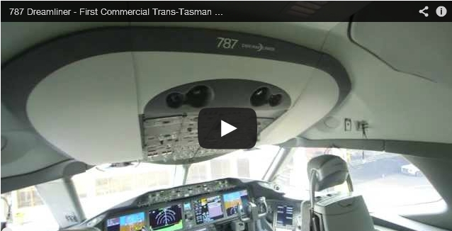 Boeing 787 Dreamliner’s First Commercial Trans-Tasman Service