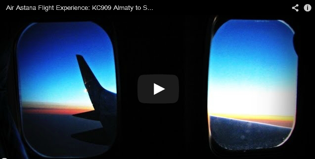 Air Astana Flight Experience: KC909 Almaty to Seoul
