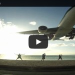 Alitalia Boeing 777 at St Maarten
