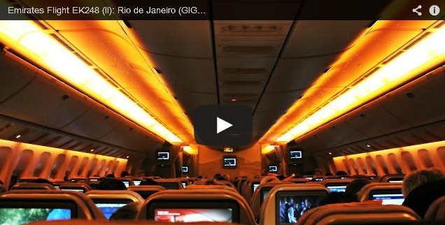 Emirates Flight EK248: Rio de Janeiro (GIG) to Dubai (DXB)