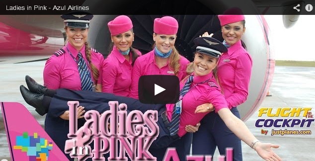 Ladies in Pink - Azul Airlines