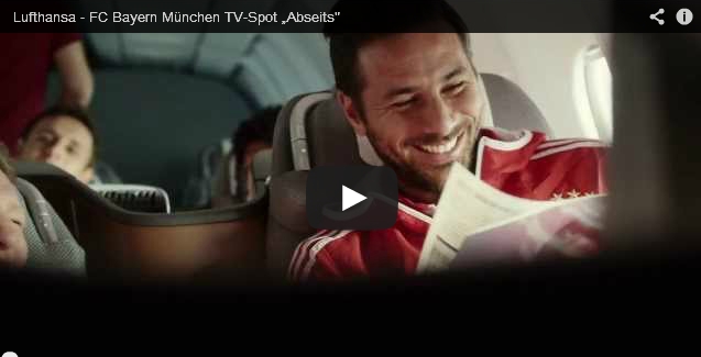 Lufthansa – FC Bayern München TV-Spot “Abseits”