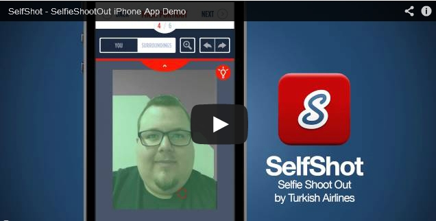 Turkish Airlines SelfShot – SelfieShootOut iPhone App Demo