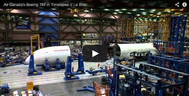 Air Canada’s Boeing 787 in Timelapse